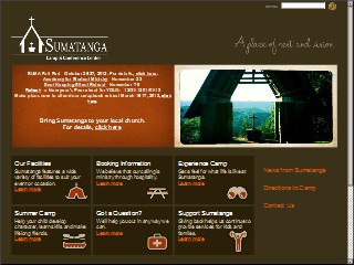 Web site www.sumatanga.org, Camp Sumatanga